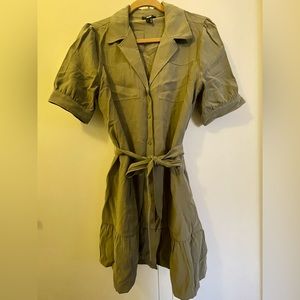 Paige olive green dress